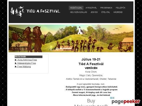 Tiedafesztival - KEZDOOLDAL