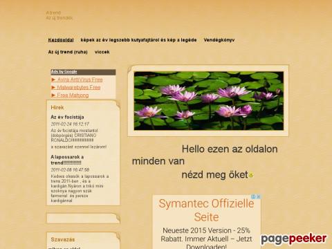 Tinitrendekzenetrendek