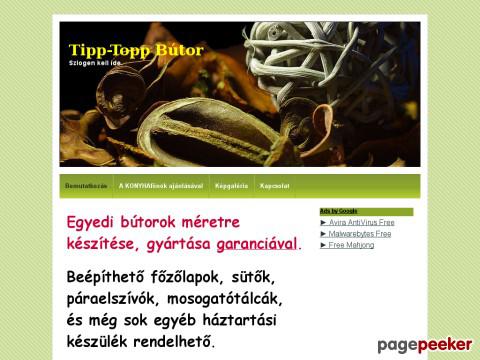 Tipptoppbutor - asztalos, bútor, konyhabútor, szobabútor, fürd ...