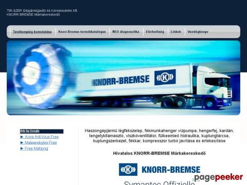 Tirszer - TIR-SZER Gépjárműjavító és Kereskedelmi Kft.