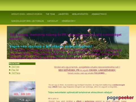 Tollvonas - webszöveg,cikkek,honlap,marketing,linképítés,w ...