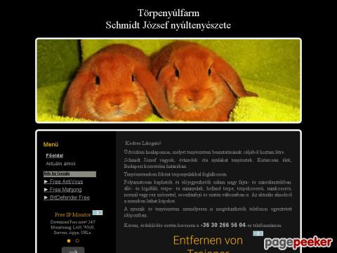 Torpenyulfarm - Schmidt József nyúltenyészete