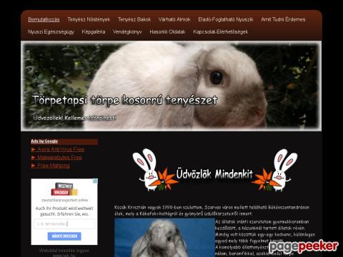 Torpetapsilak - Törpetapsi tenyészet
