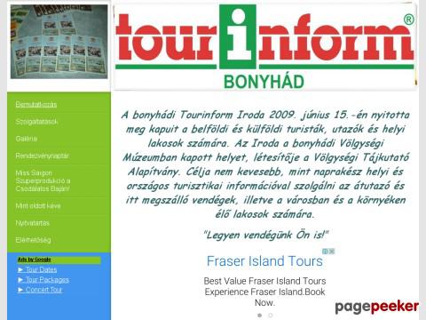 Tourinformbonyhad - Tourinform Bonyhád
