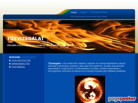 Tuzvizsgalat - tűzvizsgálat
