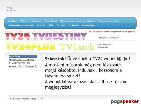 Tv24 - TV24¦KEZDŐLAP