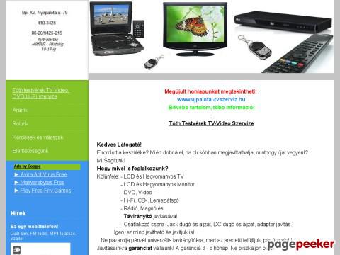 Ujpalotaiszerviz - Újpalotai tv-video-dvd-hifi szerviz