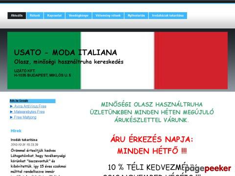 Uzato - Olasz minőségi használtruha kereskedés