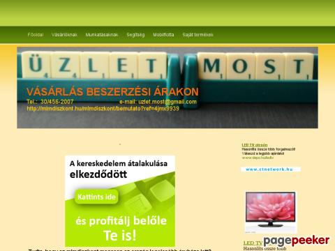 Uzletmost - Üzlet