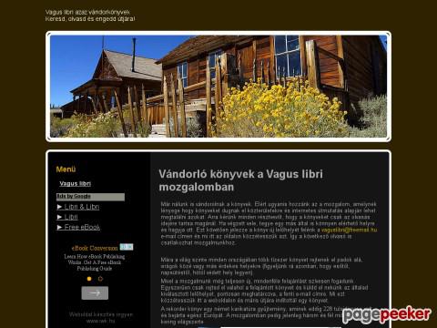 Vaguslibri - vagus libri- vándorkönyvek