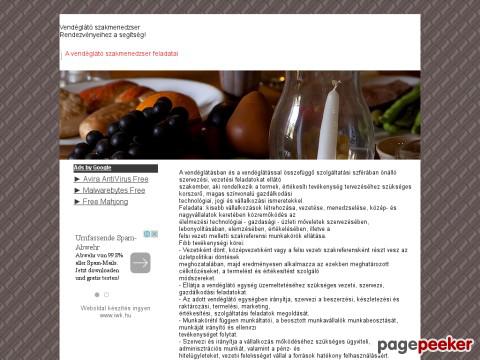 Vendeglatoszakmenedzser - vendéglátás