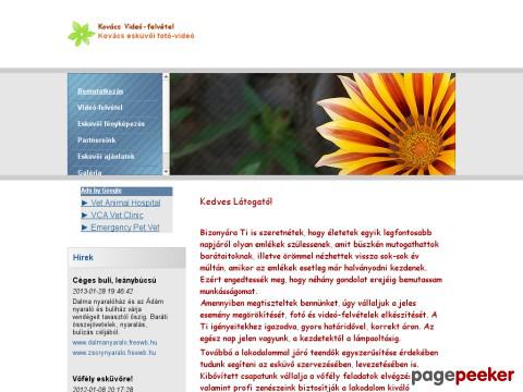 Videofelvetel - Kovács videó bemutatkozás