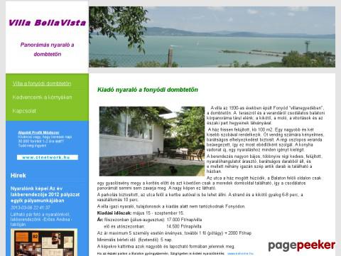 Villaafonyodidombteton - kiadó ház nyaraló villa Fonyód apartman Balato ...