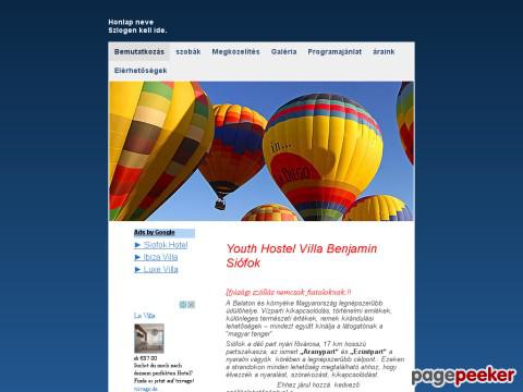 Villabenjaminsiofok - Youth Hostel Villa Benjamin Siófok