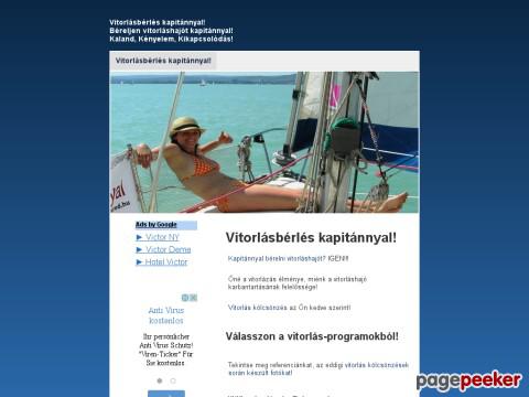 Vitorlasberleskapitannyal