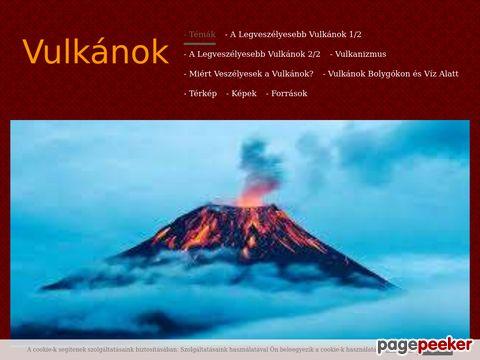Vulkanok - Kezdőoldal