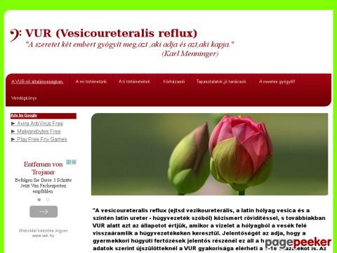 Vur - VUR,vizeletvisszafolyás,vesebetegség,vesevezeté ...