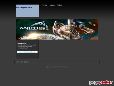 Warpfire - fő olda