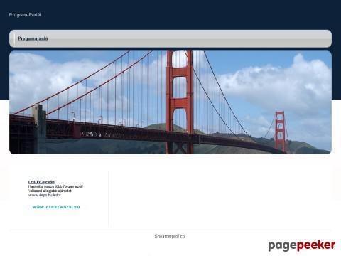 Webprogram - Programajánlók