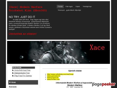 Xace - Főoldal- Xace