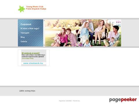 Youngmumsclub - anyuka, FLP, program, fiatal, pályázat,
