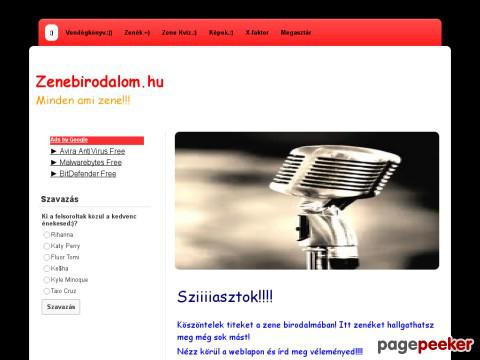 Zenebirodalom