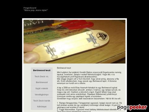 Zibrafb - Fingerboard-Berlinwood teszt