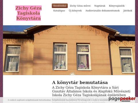 Zichygezakonyvtar - Zichy Géza Tagiskola Könyvtára