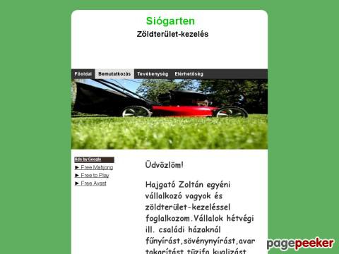 Zoldterulet - Siógarten-Zöldterület- kezelés    Siófok