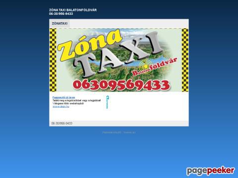 Zonataxi - Taxi Balatonföldváron