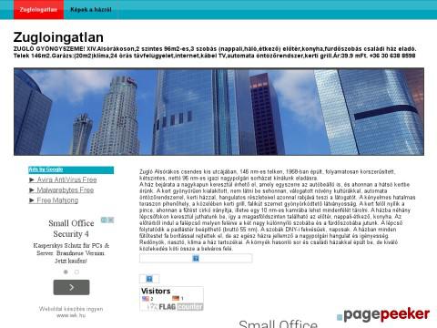 Zugloingatlan - zulói ingatlan,eladó ház